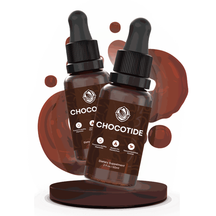 Chocotide metabolic support drops, two bottles